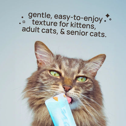 😋 purée all day cat treats, variety pack, 36 tubes