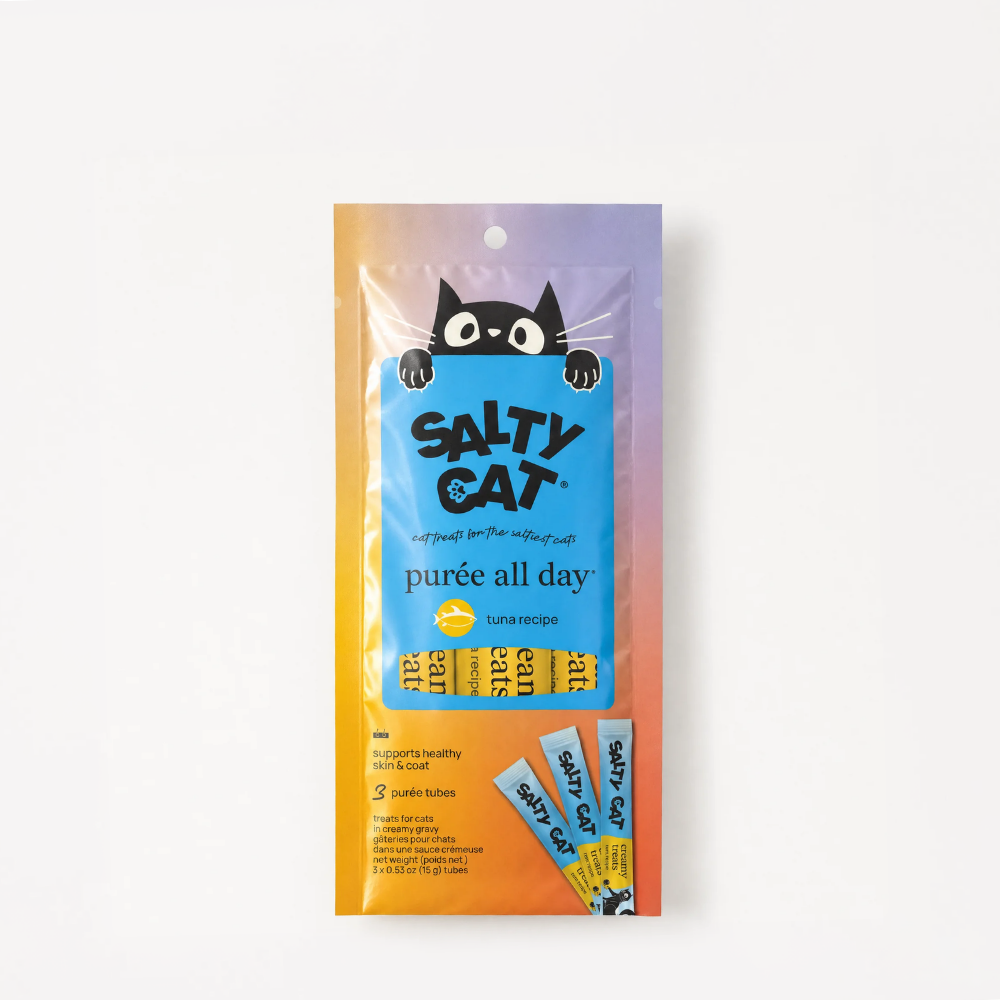 purée all day cat treats, tuna, 36 tubes