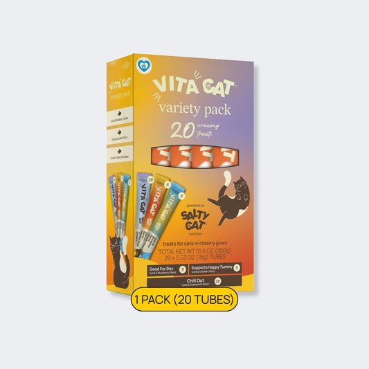 🛍️ vitacat by salty cat variety pack (20-tube pack)