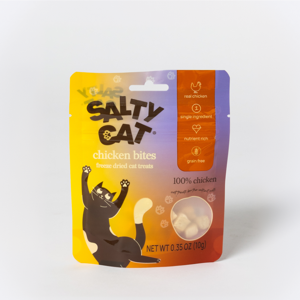 🐓 freeze-dried chicken cat treats, 12 pack