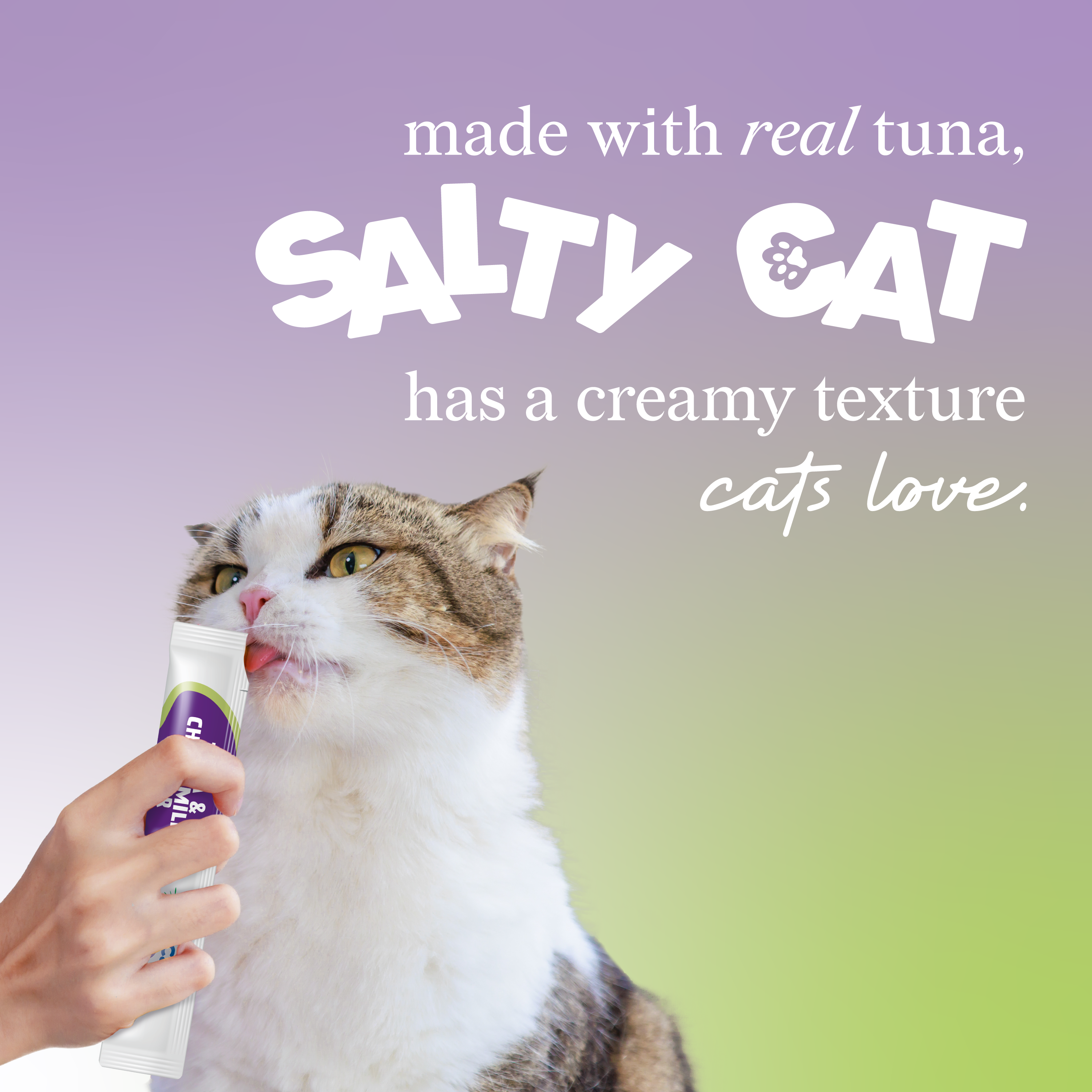 VitaCat by Salty Cat Chill Out Functional Cat Treats, 4 x 15g Tubes (12 Packs)