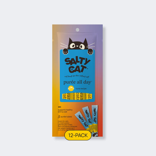 🐟 purée all day cat treats, tuna, 36 tubes