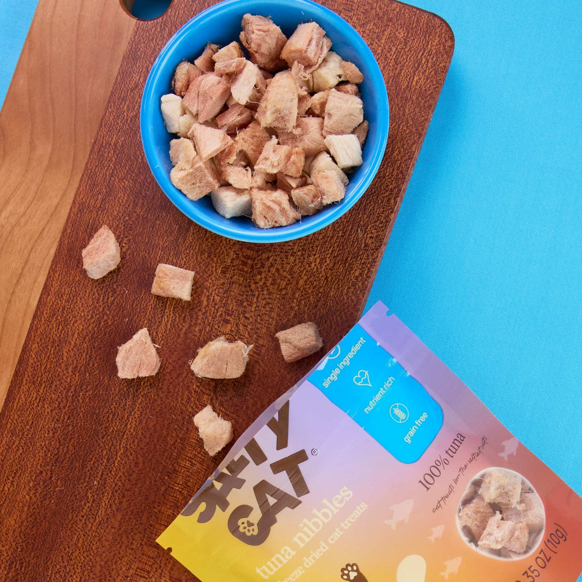🐟 freeze-dried tuna cat treats, 12 pack