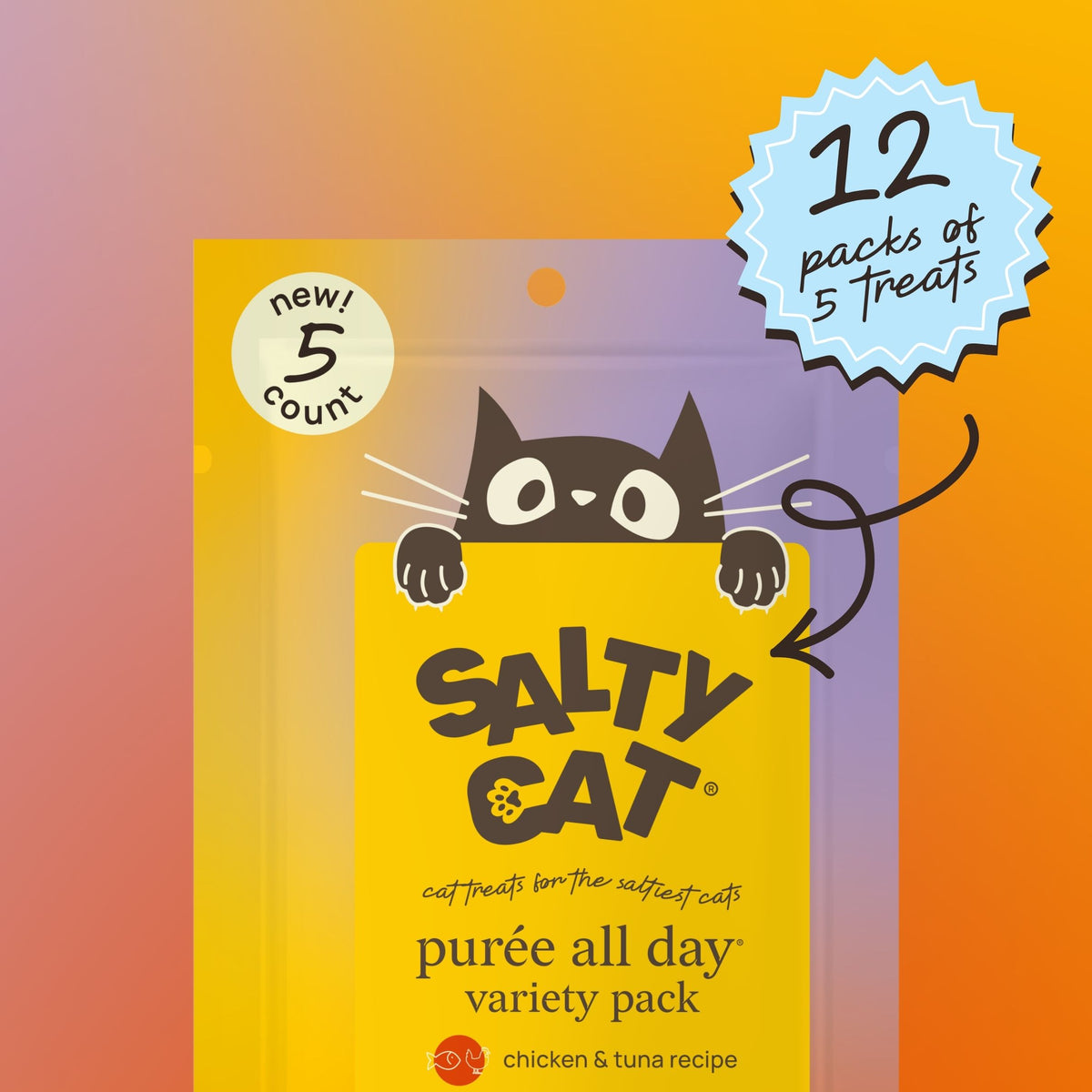 purée all day variety pack (chicken & tuna) - 12 pack