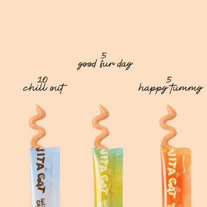 🛍️ vitacat by salty cat variety pack (20-tube pack)