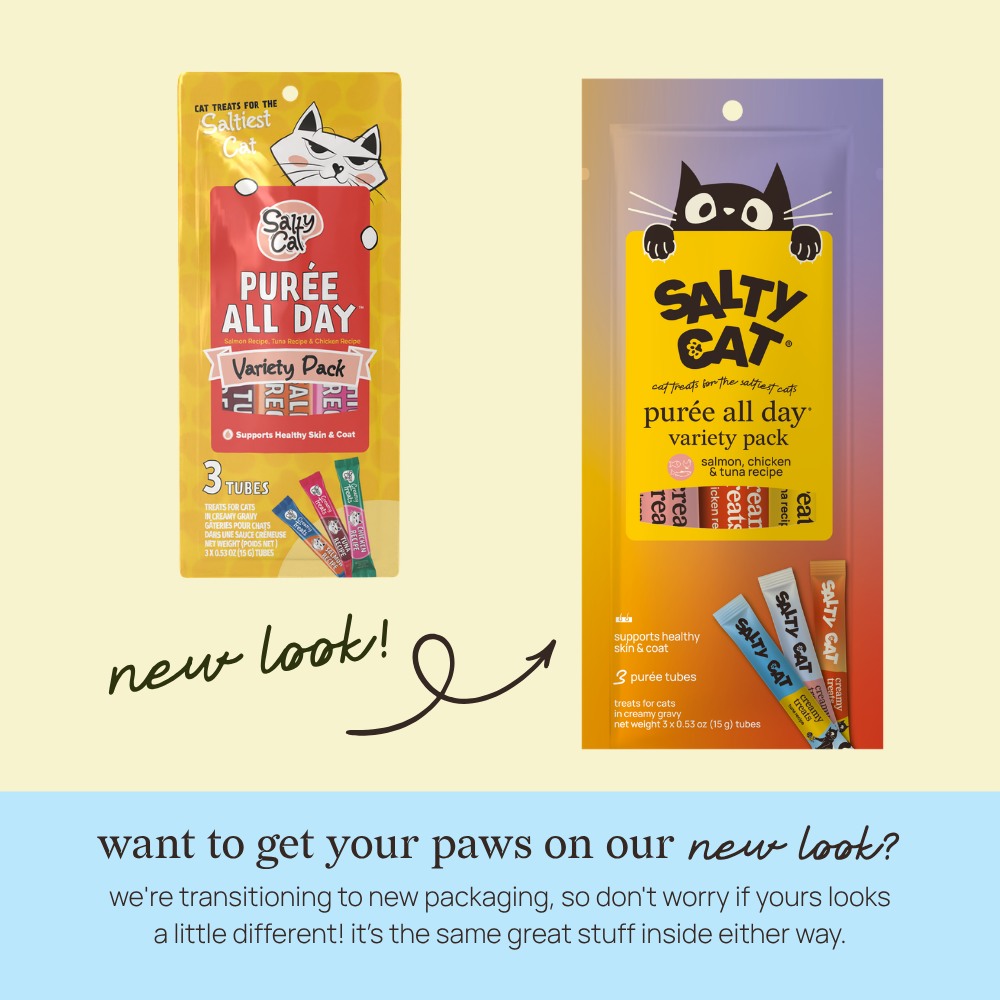 purée all day cat treats, variety pack, 36 tubes
