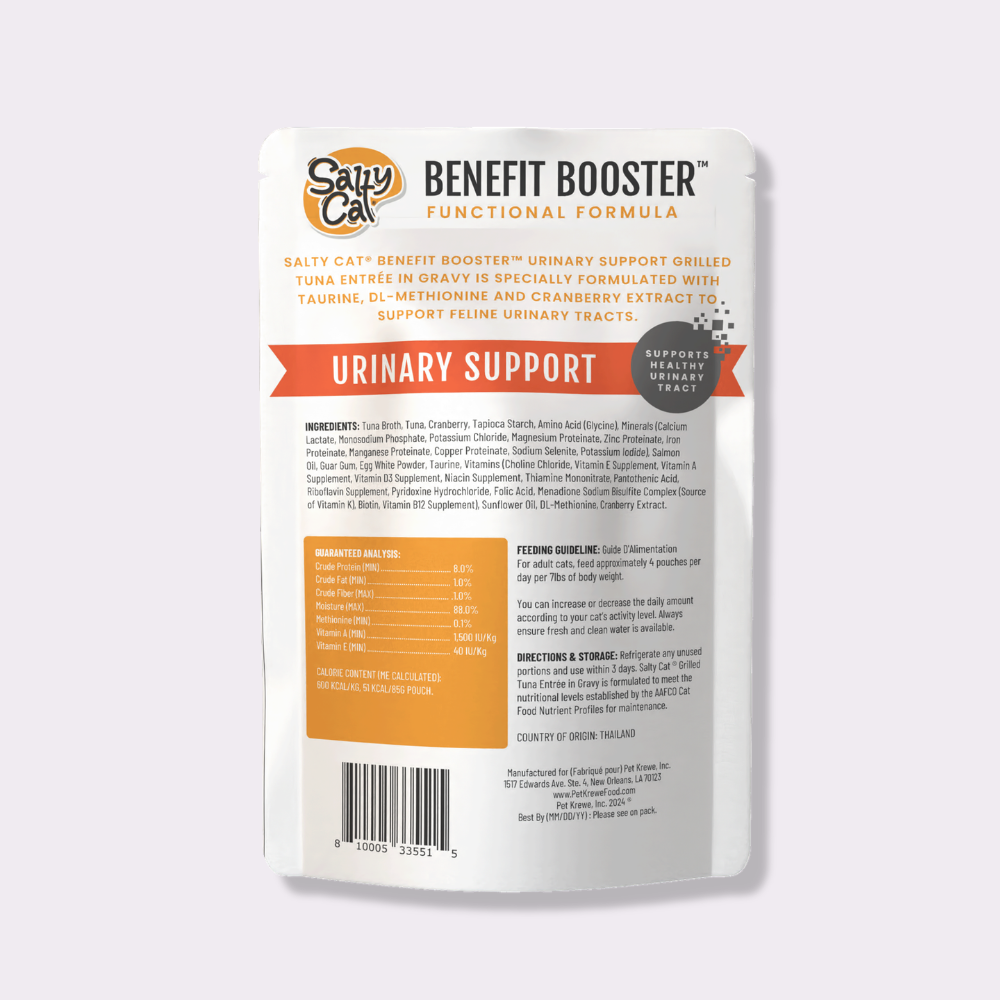 benefit booster, urinary support wet cat food, 12 pack