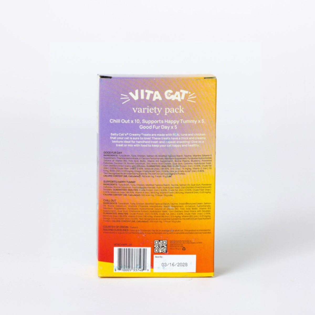 🛍️ vitacat by salty cat variety pack (20-tube pack)