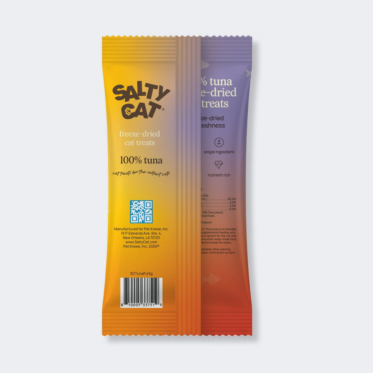 🐟 freeze dried tuna cat treats 5g, 24 packs