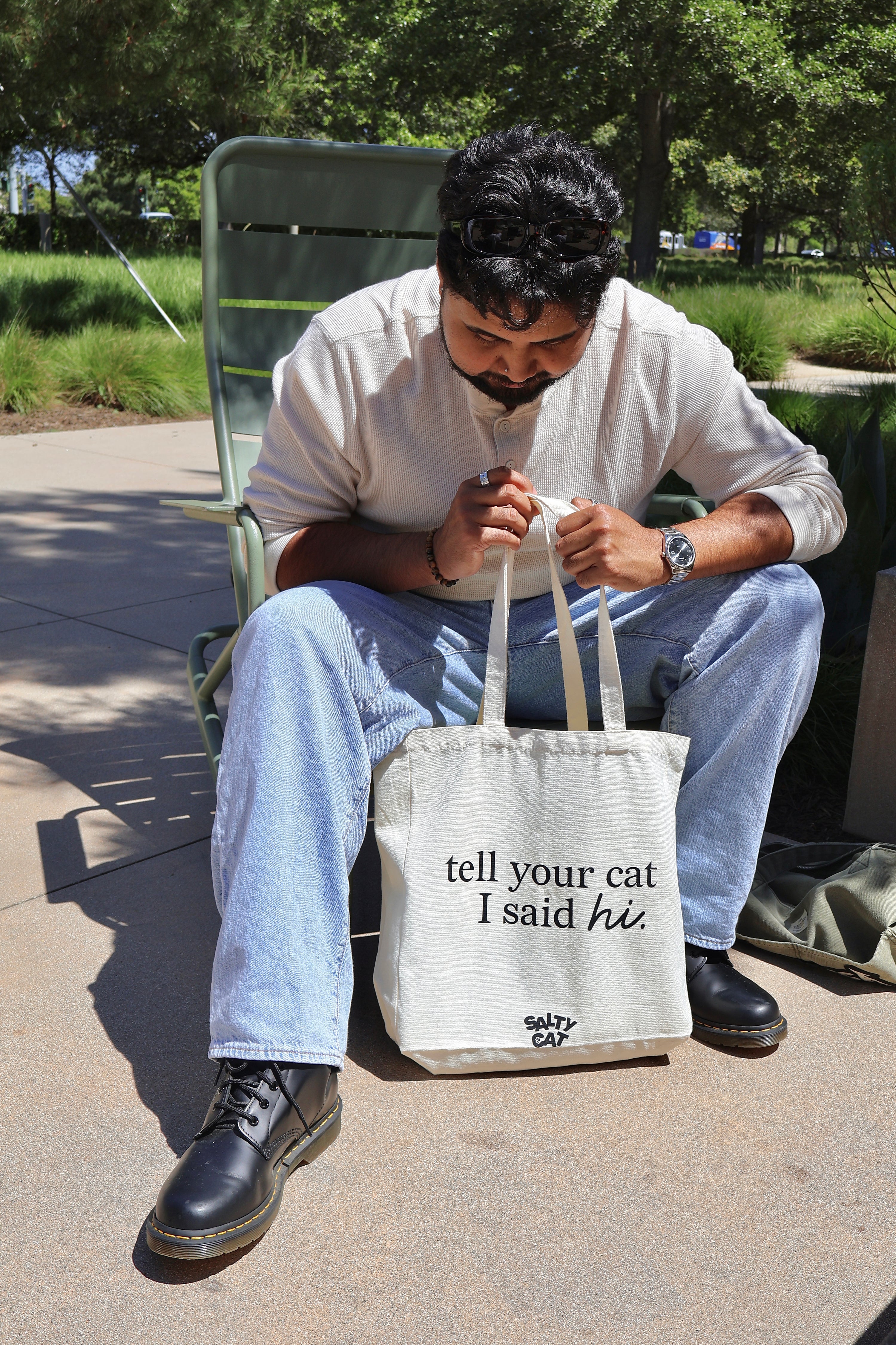 Salty Cat Essential Tote Bag