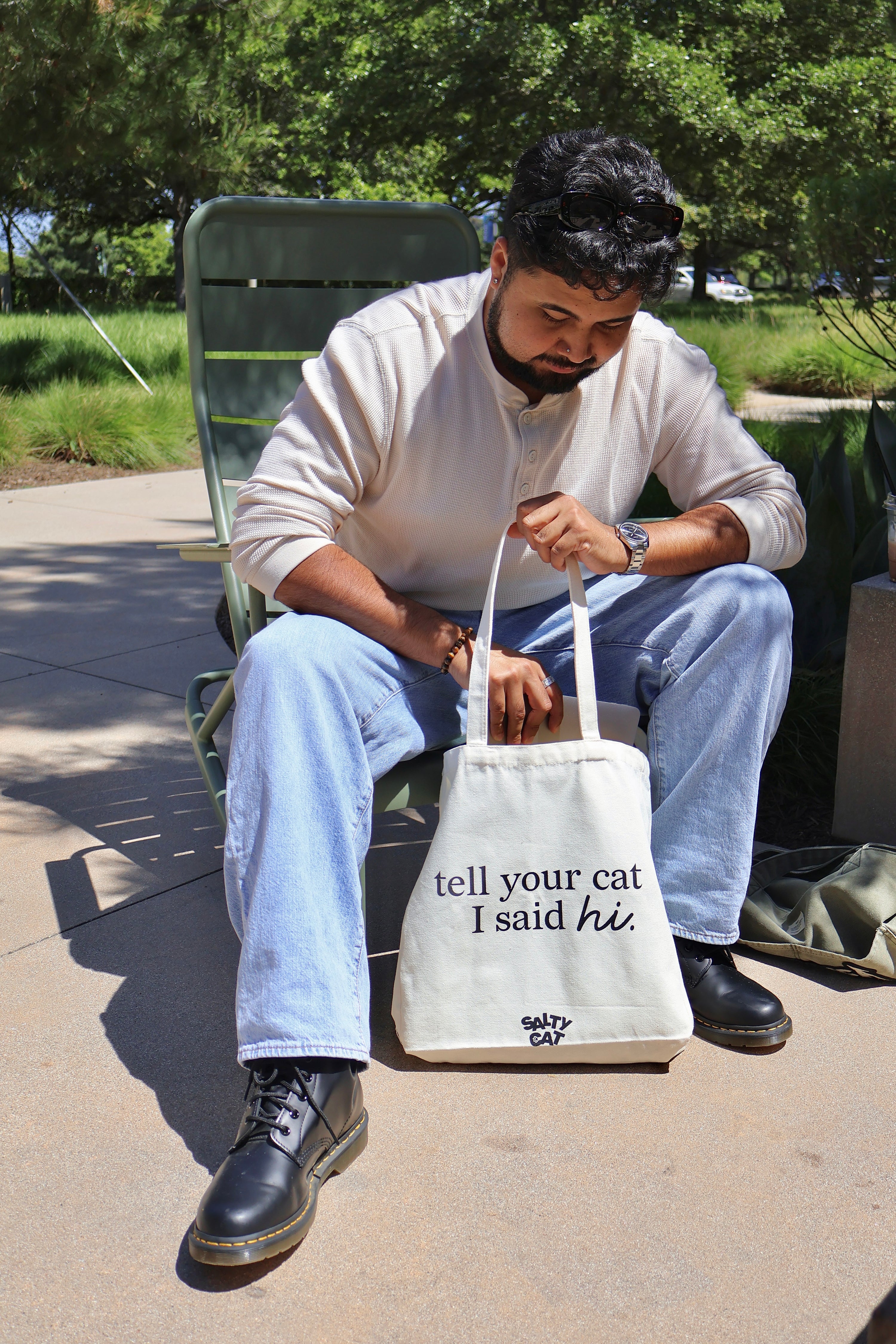Salty Cat Essential Tote Bag
