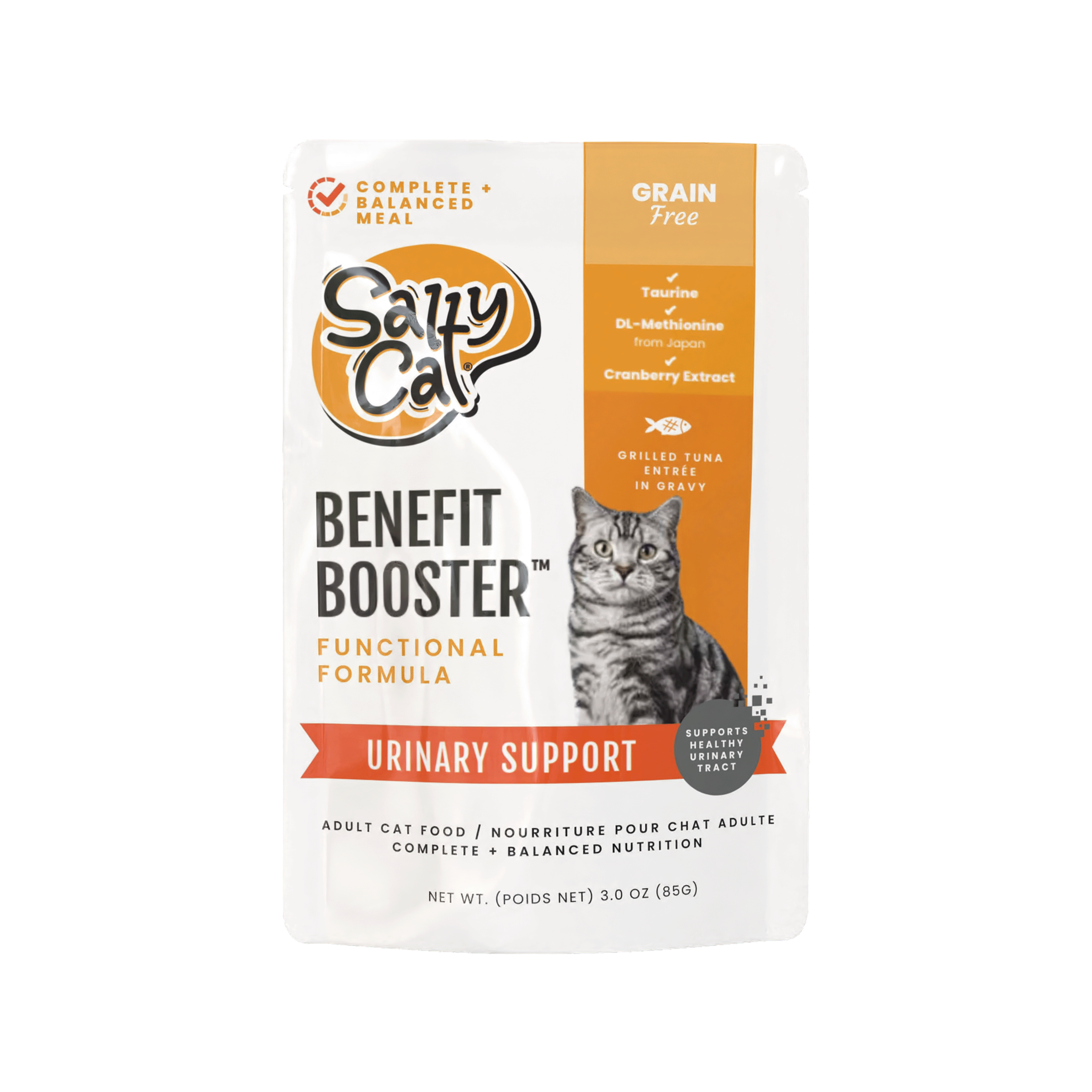 Salty Cat Benefit Booster Urinary Support Functional Wet Cat Food, 85g (12 Packs)