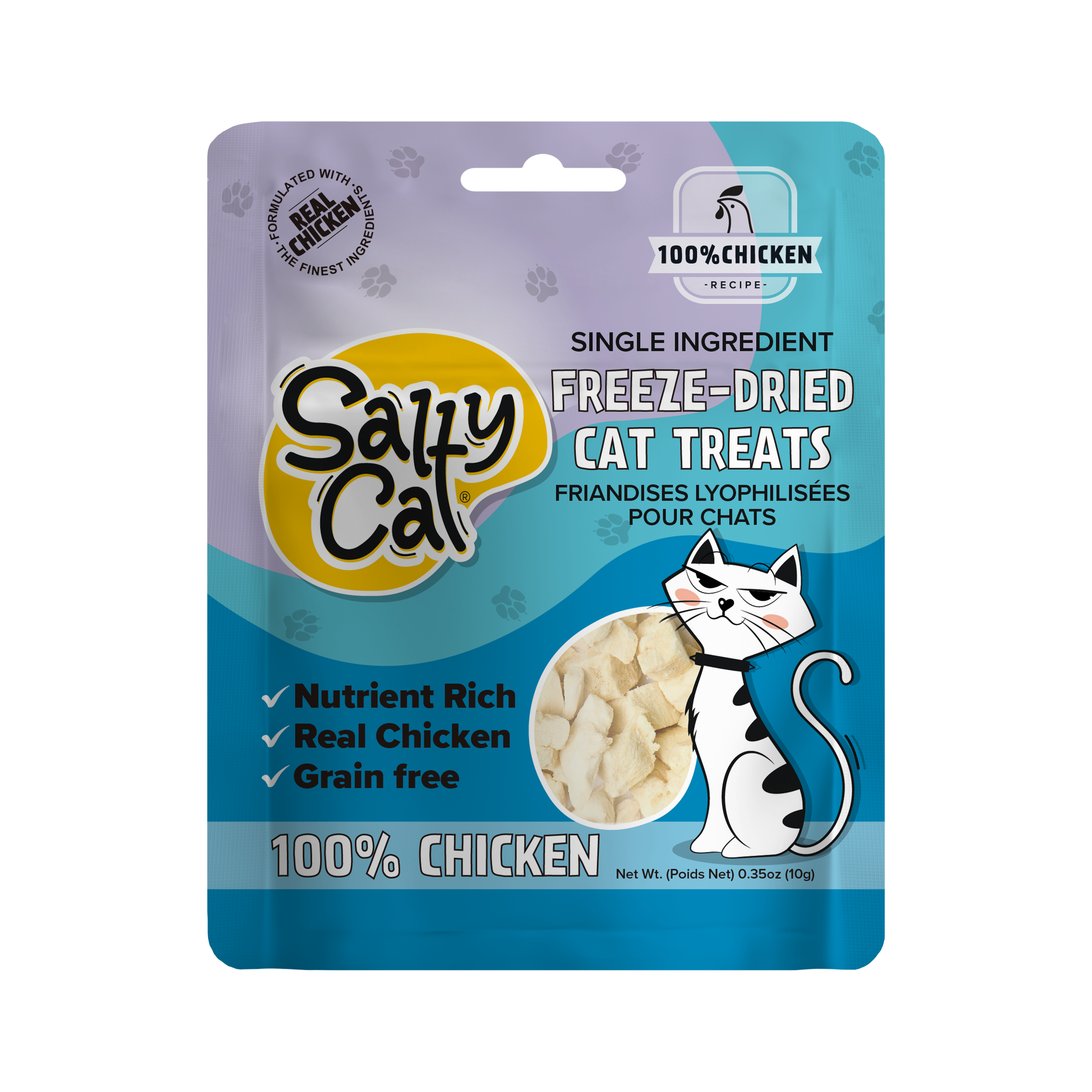 Salty Cat Freeze-Dried Chicken Cat Treats