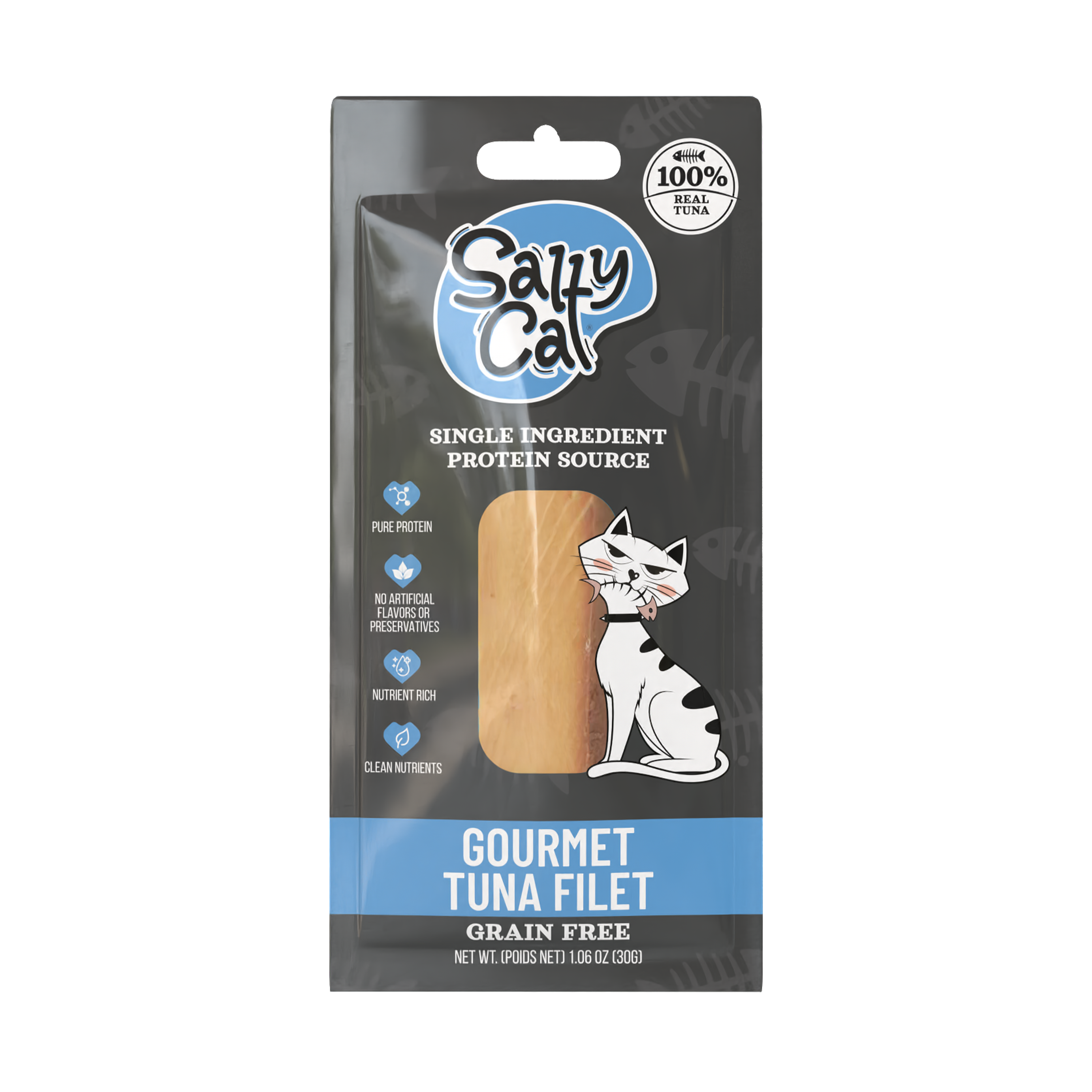 Salty Cat Gourmet Tuna Filet Treats for Cats